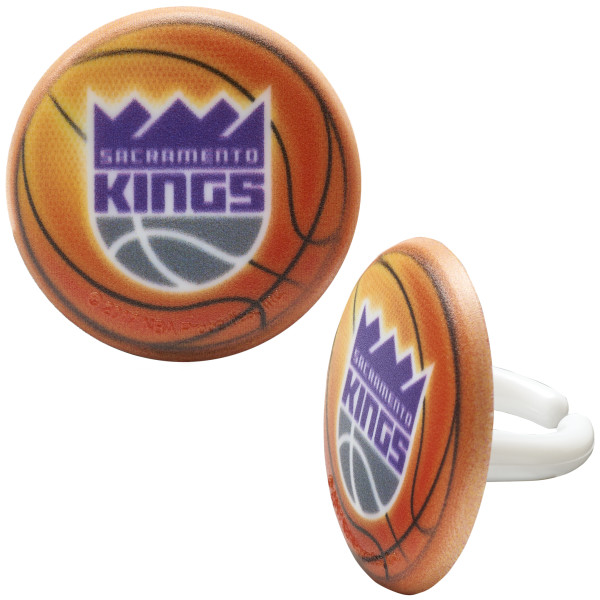 NBA Team Basketball Cupcake Rings