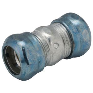 1/2 Inch Raco® Zinc Electroplated Steel Raintight EMT Compression Coupling