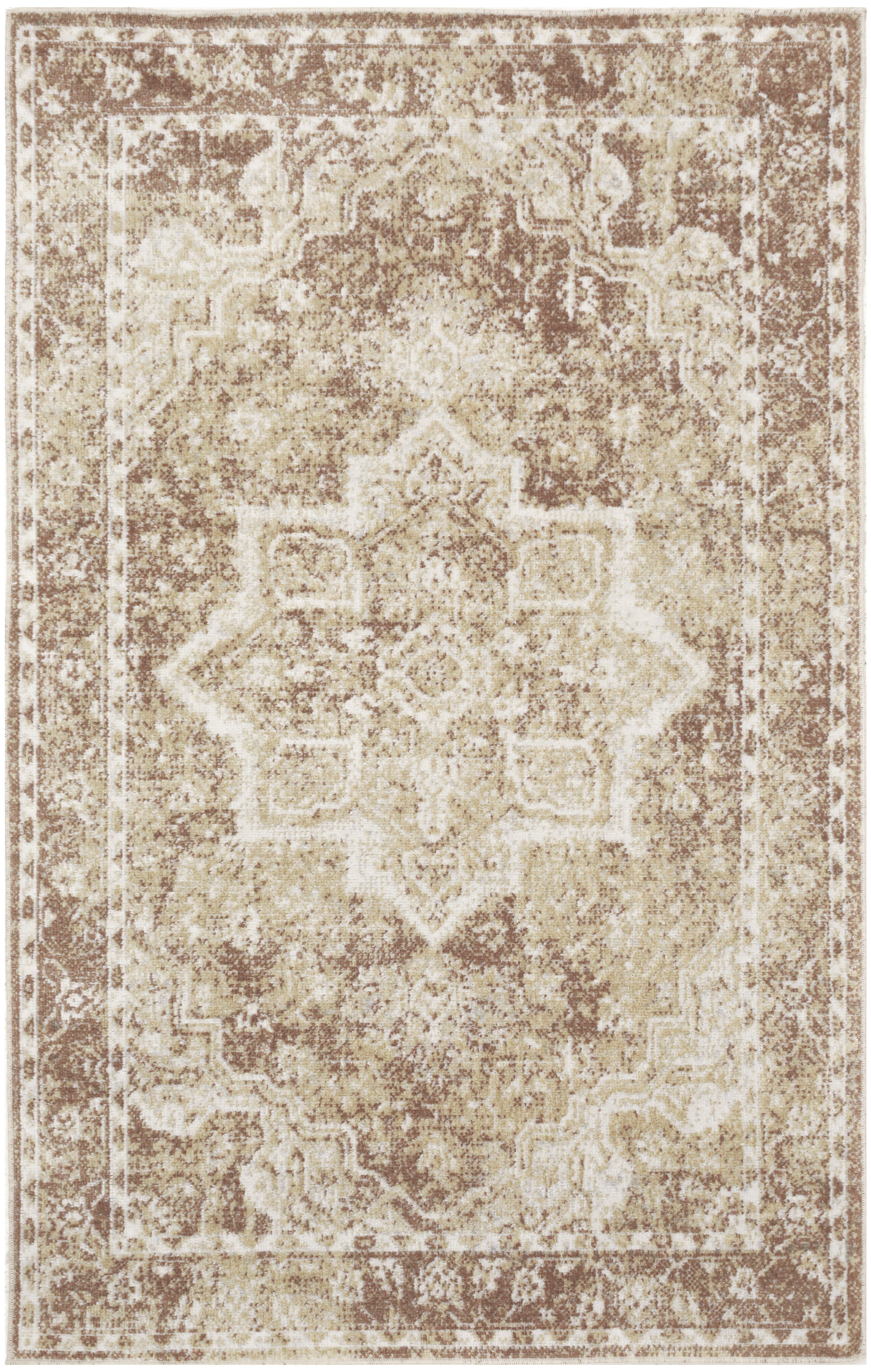 39.00" x 60.00" x .25" Astra Machine Washable Turkey N1861