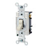 20A Heavy Duty Industrial 3 Way Toggle AC Quiet Switch, Light Almond
