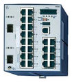 RS30 Series Managed Ethernet Switch 12/48V dc 15.7W 26-Port DIN-Rail Mount 131 H x 110 W x 111 D mm