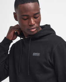 Small Logo Hoodie Black-Pewter