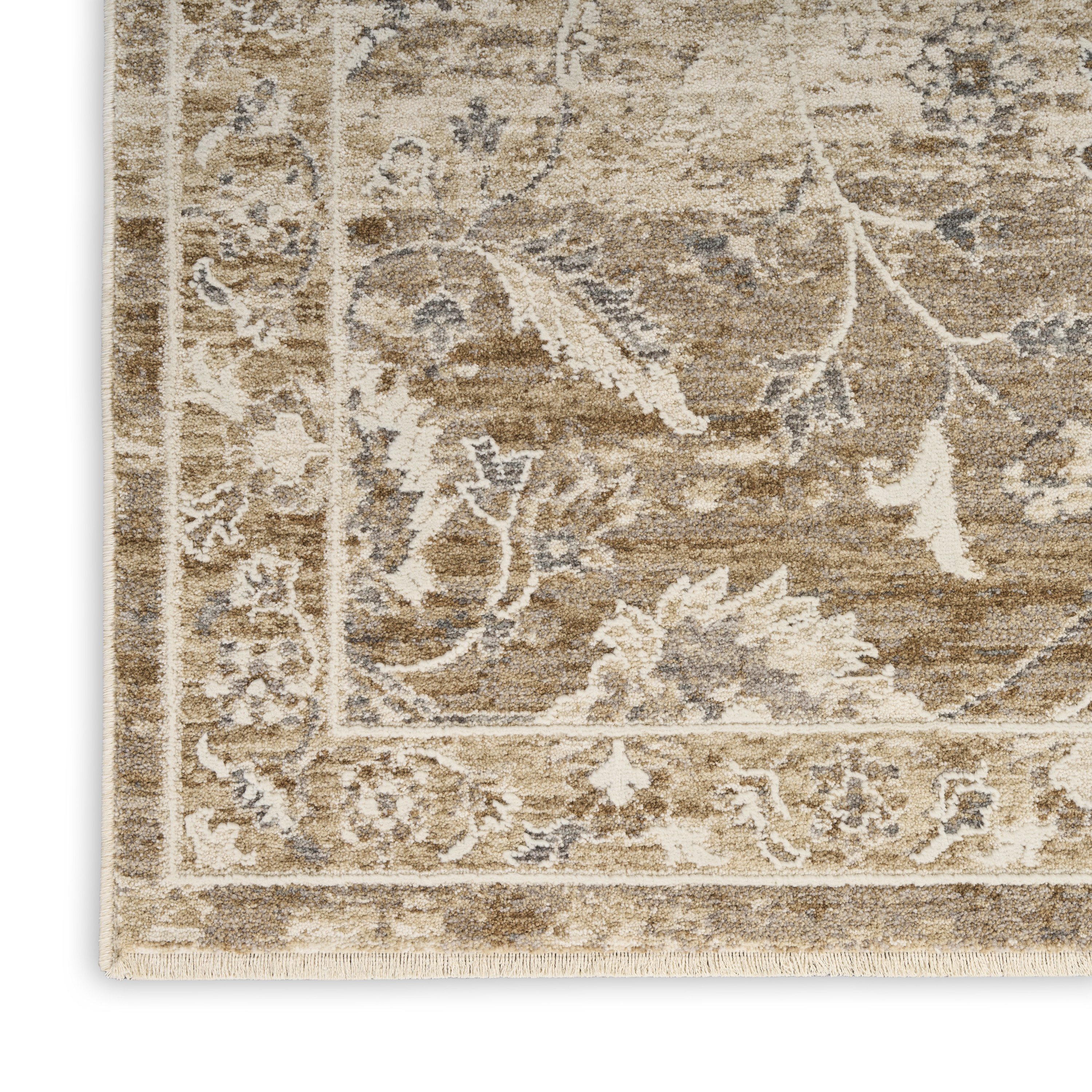 Nourison Retreat 9'6" x 13'2" Beige Vintage Indoor Rug