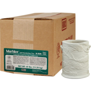Marblex&trade; Self-Hardening Clay, Gray, 25 lbs.