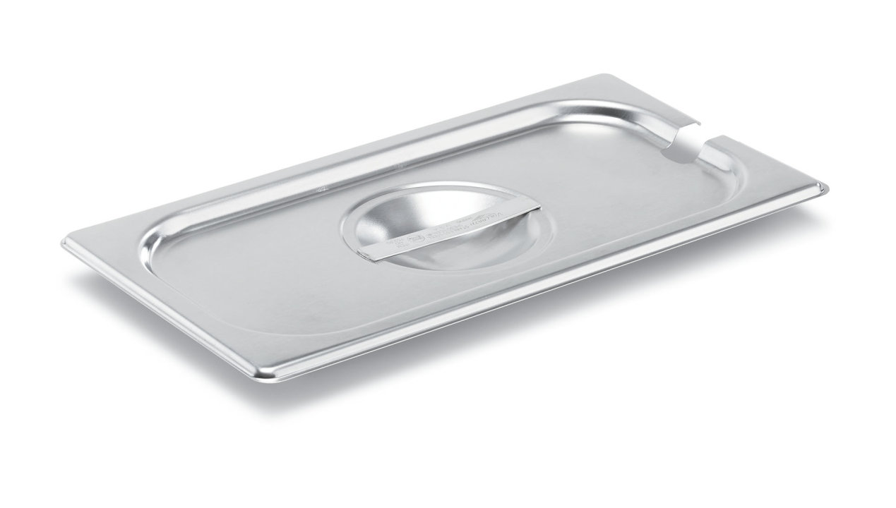 Third-size Super Pan V® slotted stainless steel cover