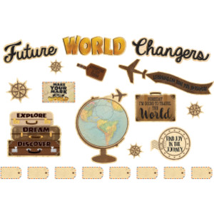 Travel the Map Future World Changers Bulletin Board Set
