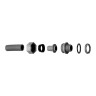 Carlon® Liquid Tight Connector, PVC, Straight, 1-1/2 in.