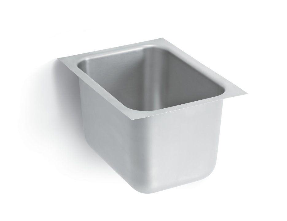 10-inch single-bowl heavy-weight stainless steel undermount welded-in sink