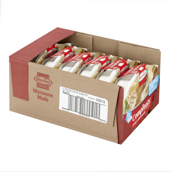 HORMEL(r) COMPLEATS(r) Chicken Breast, 6/10oz. . C1RM - Front Right Open Case (Hi Res)