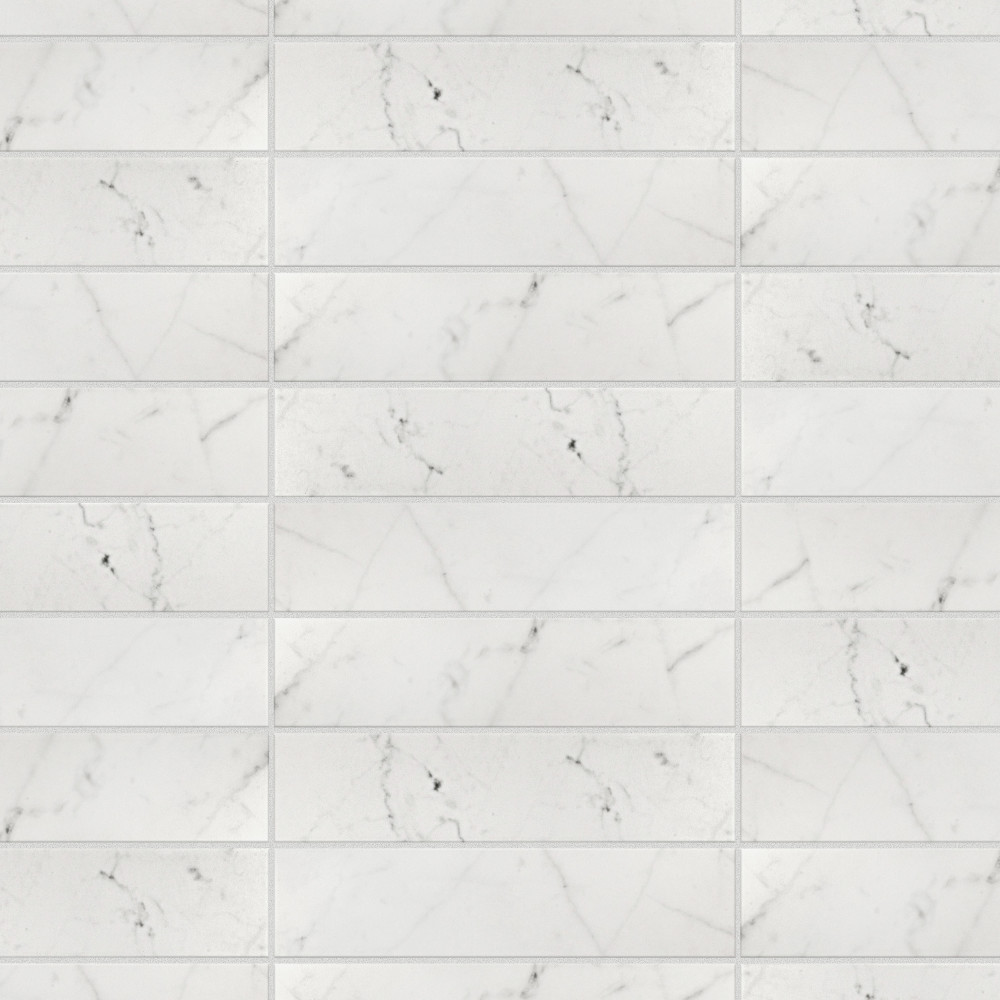 Classico Carrara Matte 3x12 Rectangle Ceramic Wall Only Digital Pattern