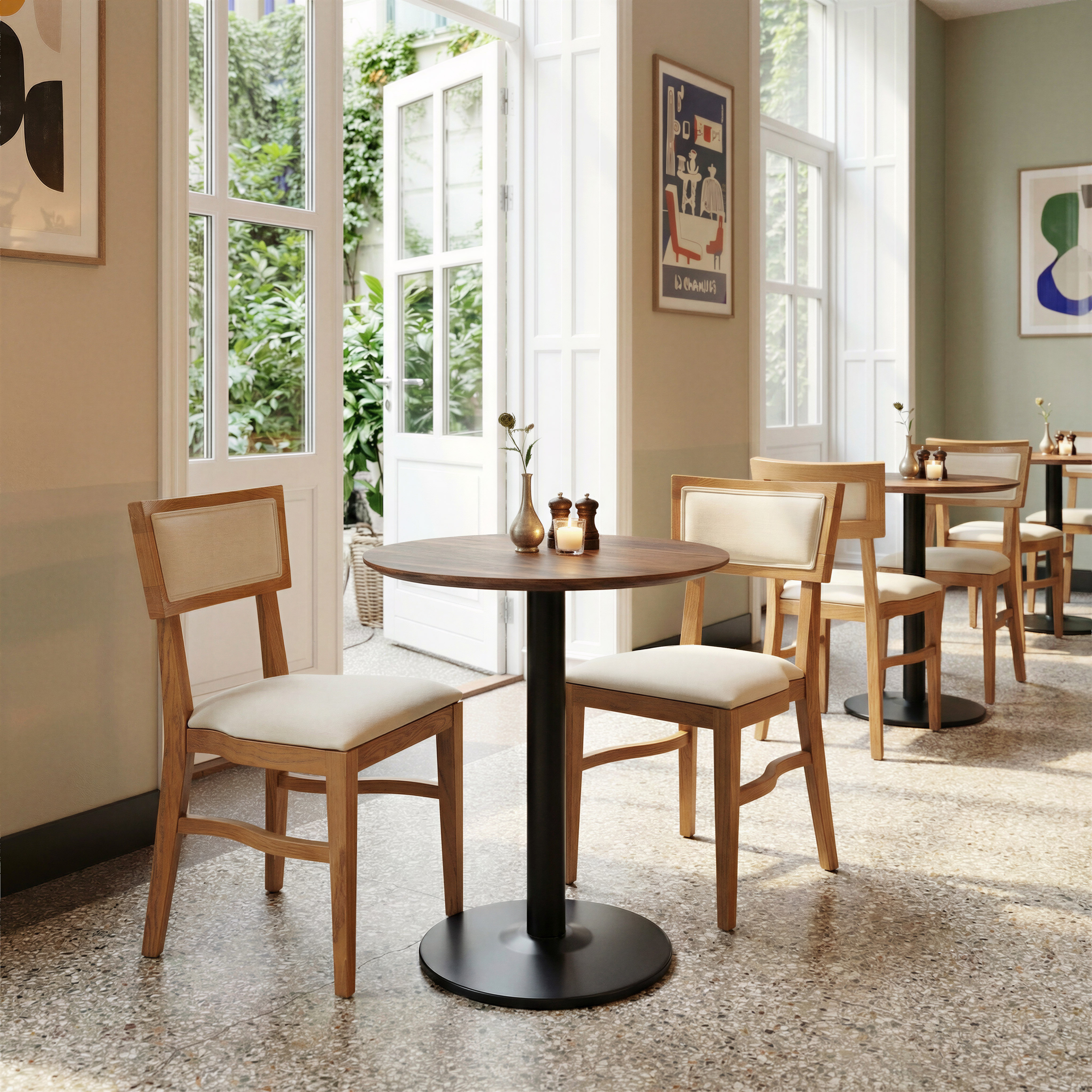 Alto Bistro Table Brown & Black product image