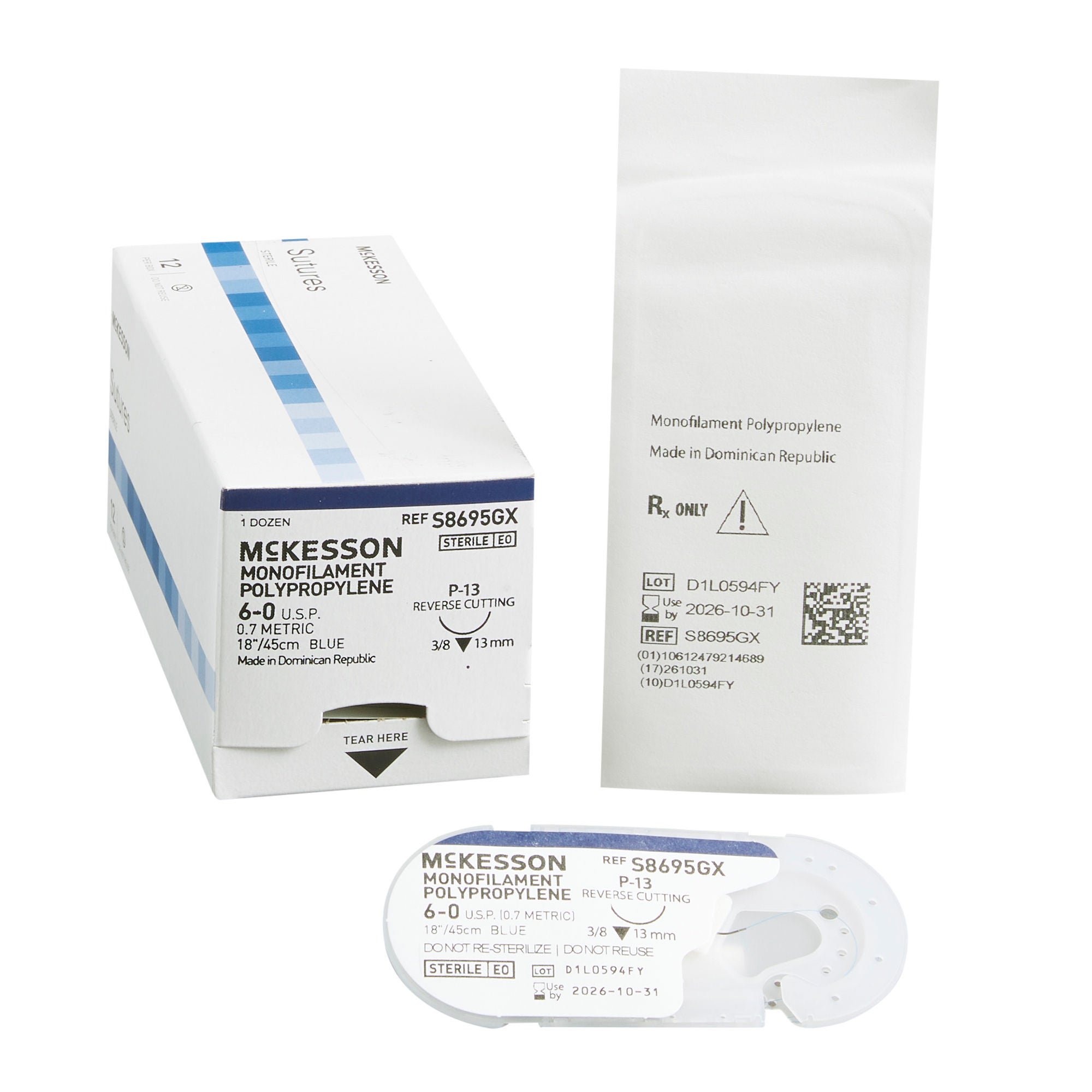 McKesson Suture with P-13 Needle
