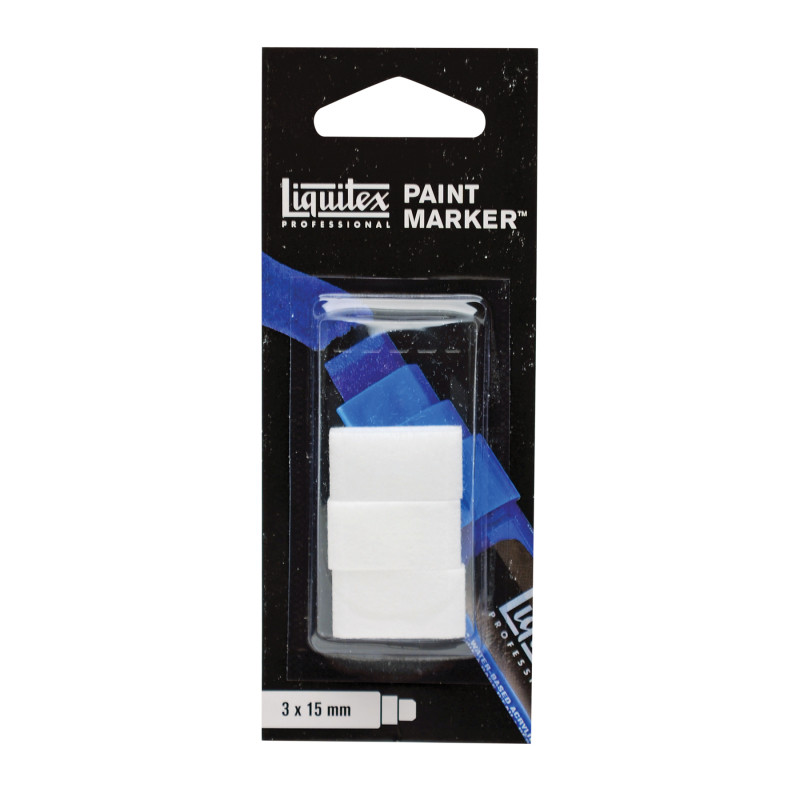Professional Acrylic Paint Marker, Replacement Wide Chisel Nibs, Set of 3