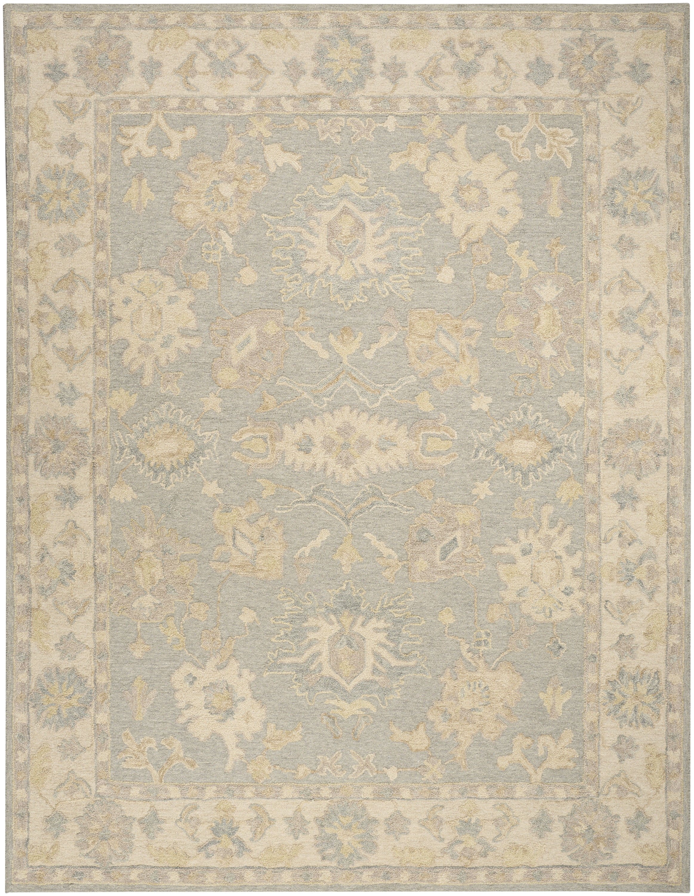 Nourison Maison 9'9" x 13'9" Blue Ivory Vintage Indoor Rug