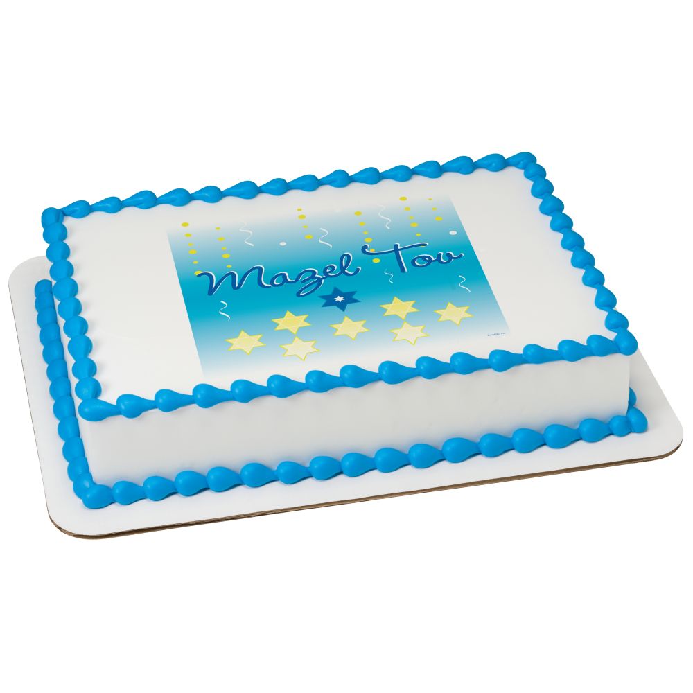 Image Cake Mazel Tov Stars