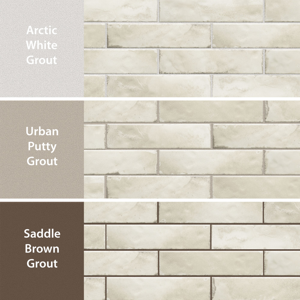Luca Shell with Antimicrobial Glaze 3-1/8 in. x 12-3/8 in. Ceramic Wall Tile