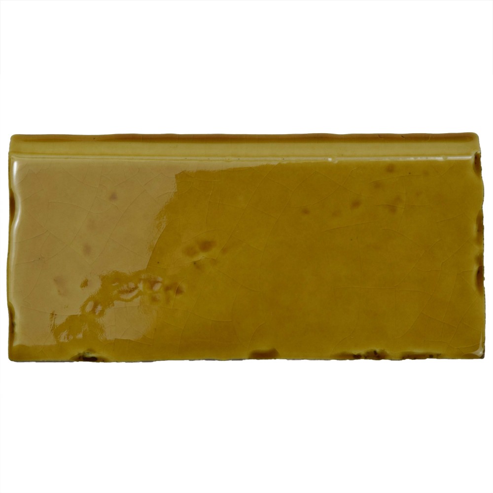 Novecento Zocalo Camel 2-1/2 in. x 5-1/8 in. Ceramic Wall Trim