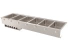 Six-well 208- to 240-volt 6000-watt modular marine-grade stainless steel drop-in hot well with manifold drain, thermostatic controls and Auto-Fill system