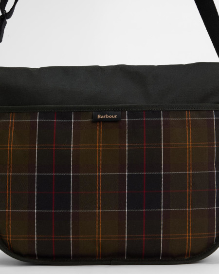Borsa a tracolla Riever Field in tessuto cerato
