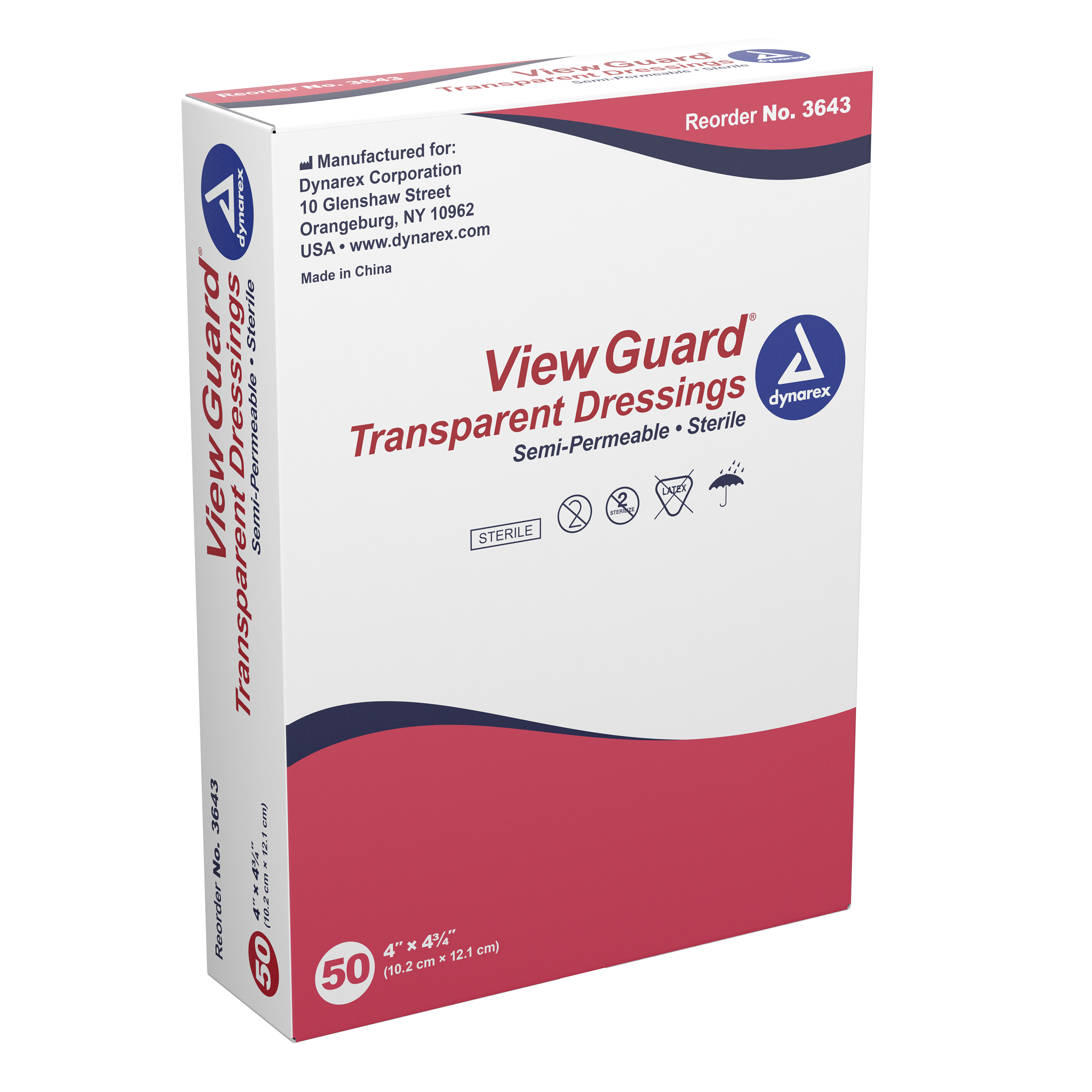 View Guard Transparent Dressings Sterile 4
