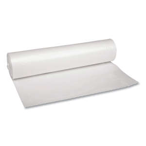 Boardwalk,  LLDPE Liner, 45 gal Capacity, 40 in Wide, 46 in High, 1.1 Mils Thick, Clear