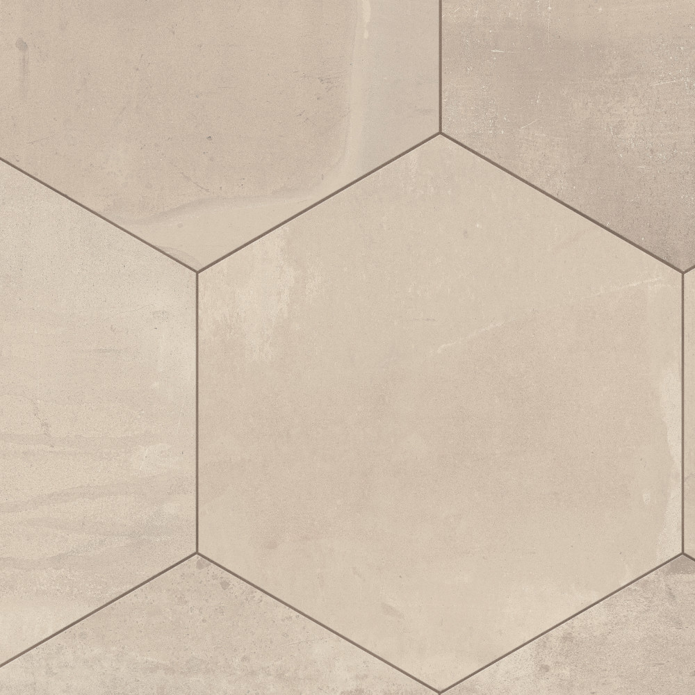 Argillos Hex Arena 20-1/2 in. x 23-5/8 in. Porcelain Floor and Wall Tile