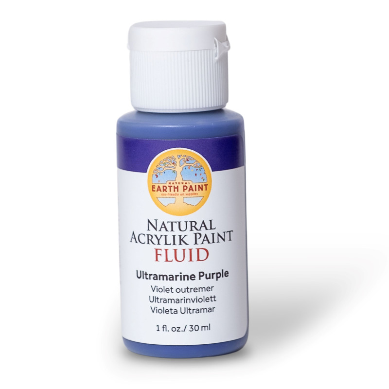 Natural Fluid Acrylik Paint, 1 oz, Ultramarine Purple