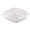 Dart, ClearSeal® Hinged-Lid Plastic Containers, 8.3 x 8.3 x 3, Clear
