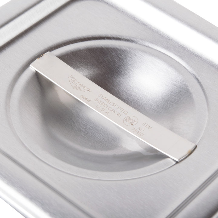 Sixth-size Super Pan V® solid stainless steel cover
