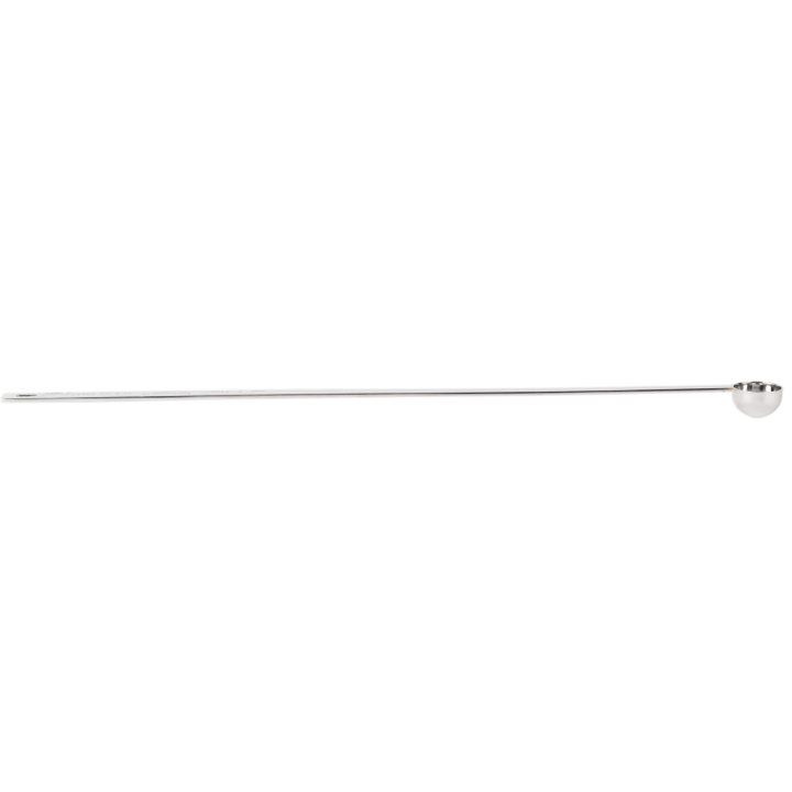 2-tablespoon round stainless steel measuring spoon with long handle