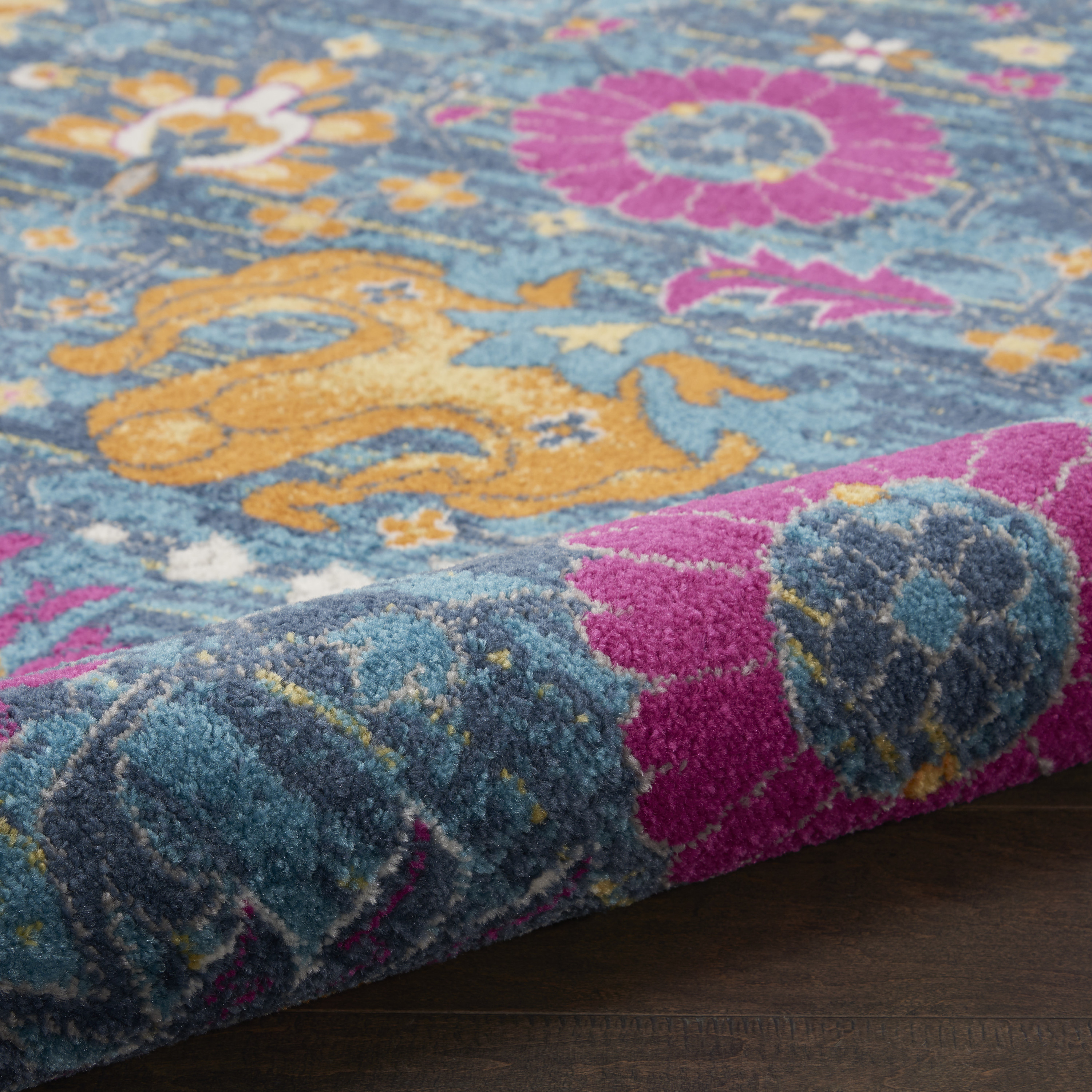 Nourison Passion 5'3" x 7'3" Denim Bohemian Indoor Rug
