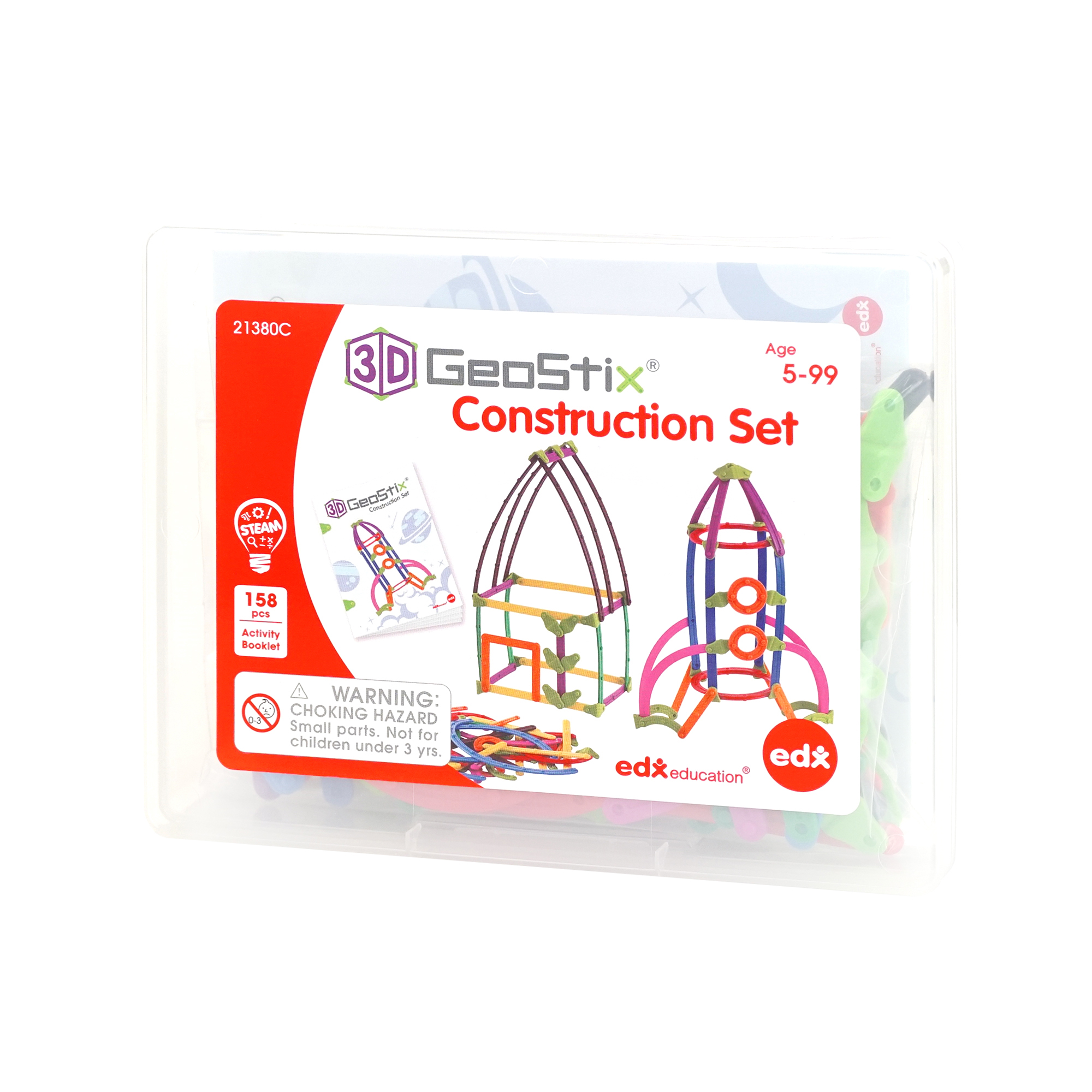 edxeducation GeoStix 3D Construction Set