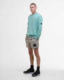 Outline Badge Sweatshirt Granite Green