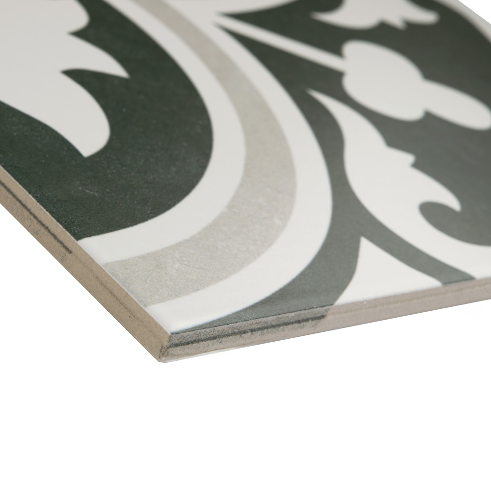 Arte Due 9-3/4 in. x 9-3/4 in. Porcelain Floor and Wall Tile