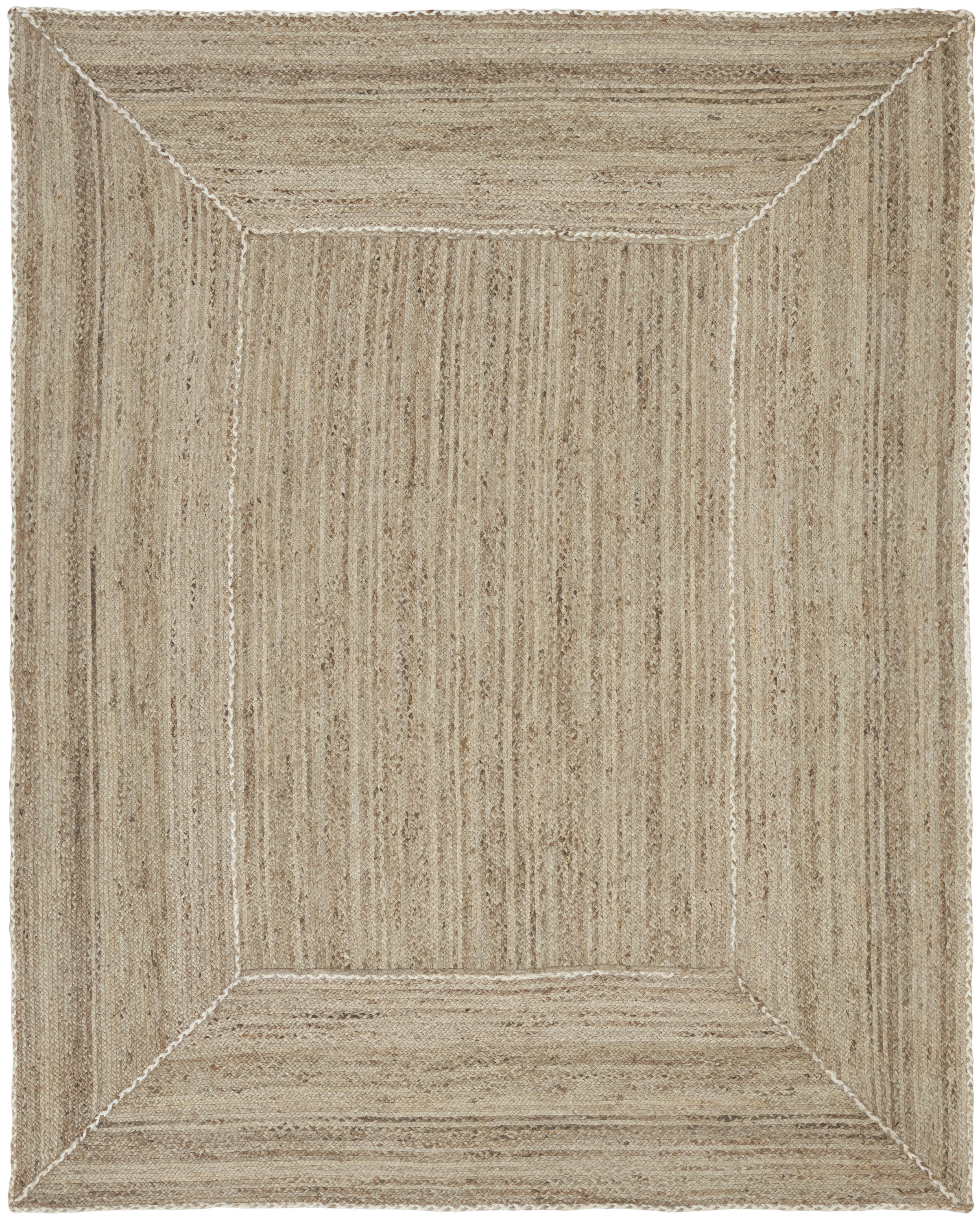 Nourison Terrazzo Jute 8' x 10' Natural Grey Farmhouse Indoor Rug