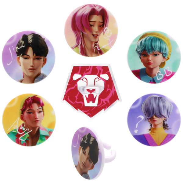 KPop Demon Hunters Saja Boys Cupcake Rings