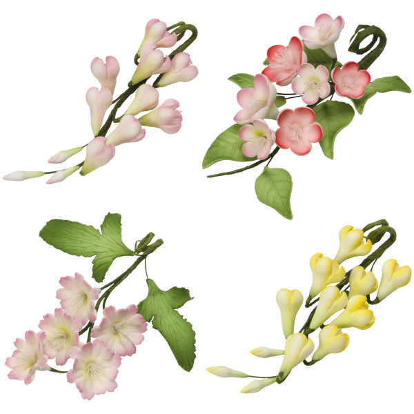 Petite Garden Assortment Gum Paste Sprays