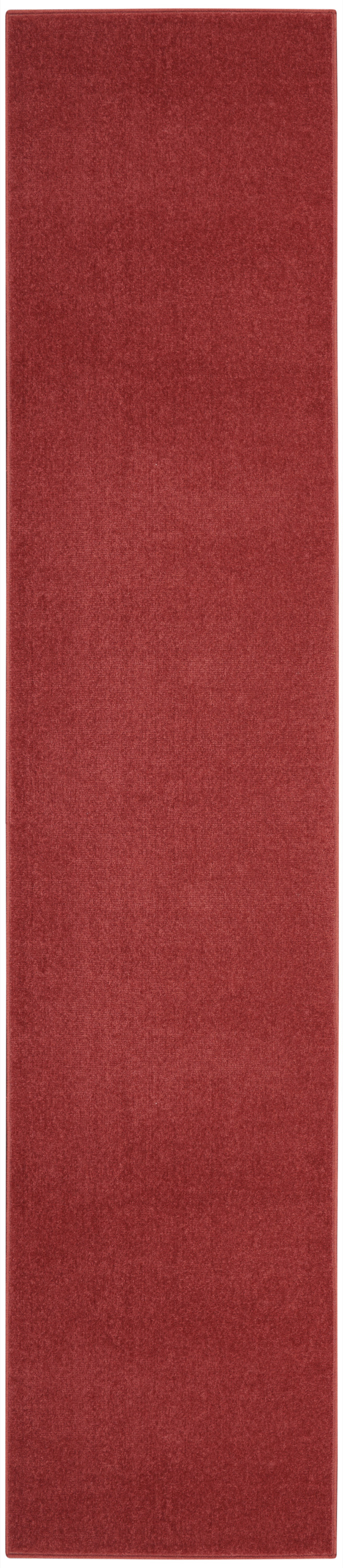 Nourison Nourison Essentials 2'2" x 18' Brick Red Outdoor Rug