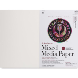 500 Series Mixed Media Paper Pack, 22" x 30", 4 Sheets