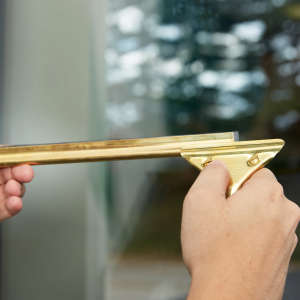 Unger, GoldenClip, 14", Brass Squeegee Channel