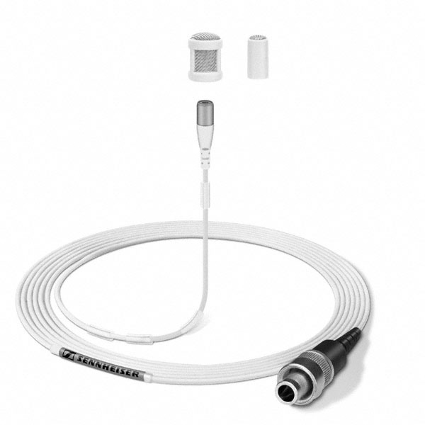 Sennheiser MKE 1 - Omnidirectional Clip-On Lavalier Microphone (White) - 502833