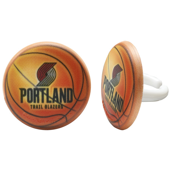 NBA Team Basketball Cupcake Rings