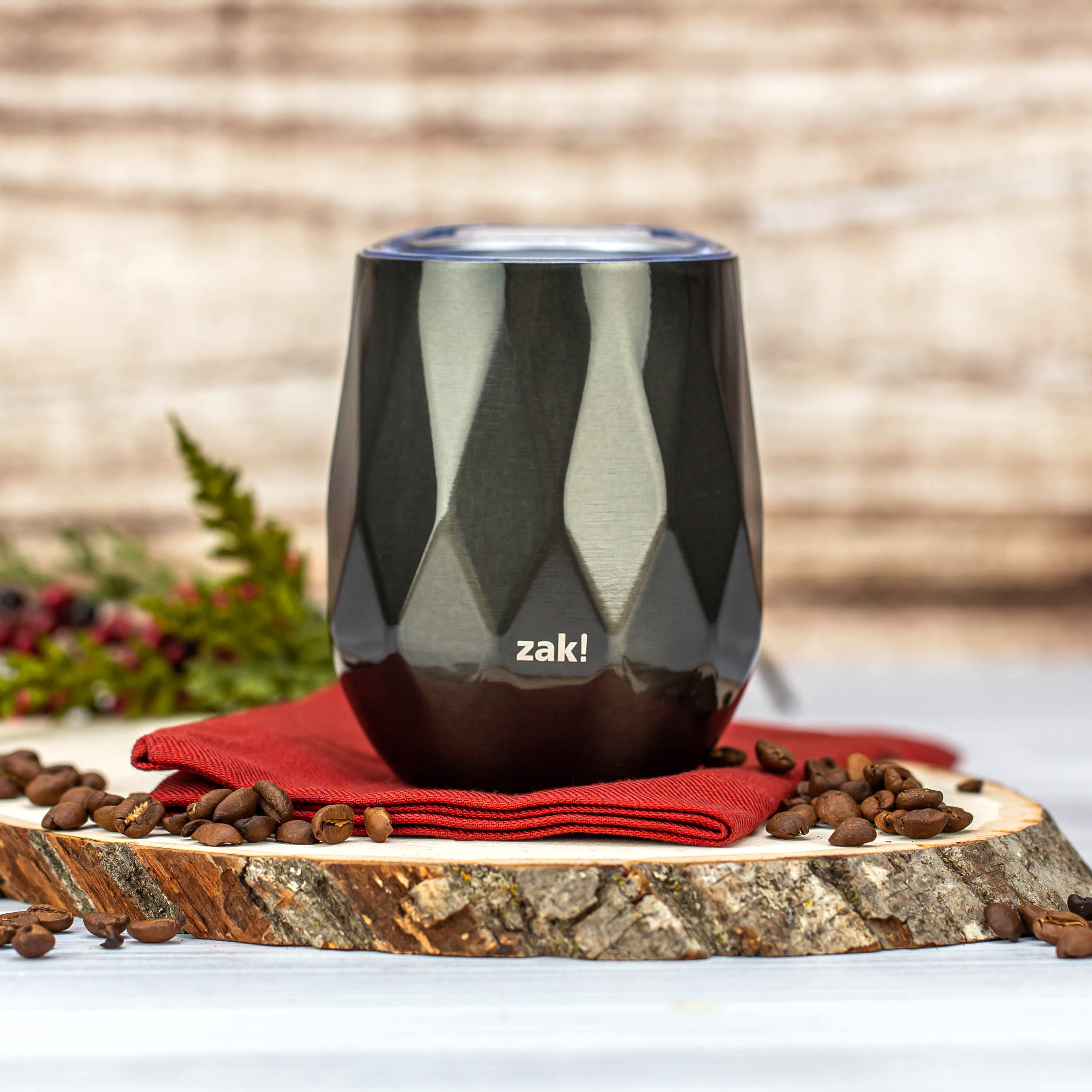 Fractal 11 ounce Vacuum Insulated Stainless Steel Tumbler, Black slideshow image 6 Fractal 11 ounce Vacuum Insulated Stainless Steel Tumbler, Black slideshow image 6
