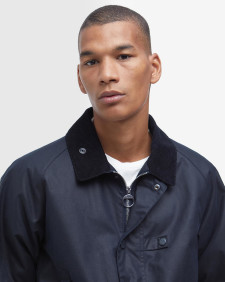 Utility Spey Waxed Jacket Classic Navy