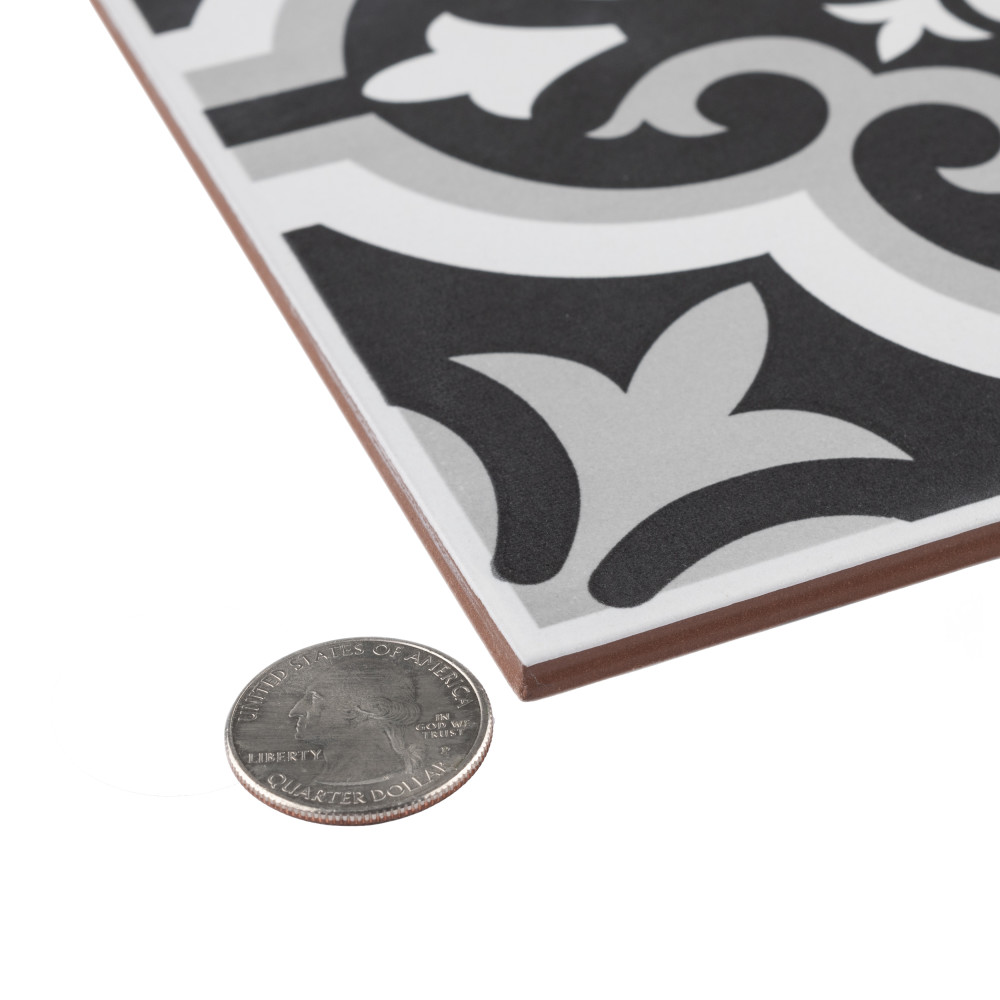 Braga Classic II 7-3/4 in. x 7-3/4 in. Ceramic Floor and Wall Tile