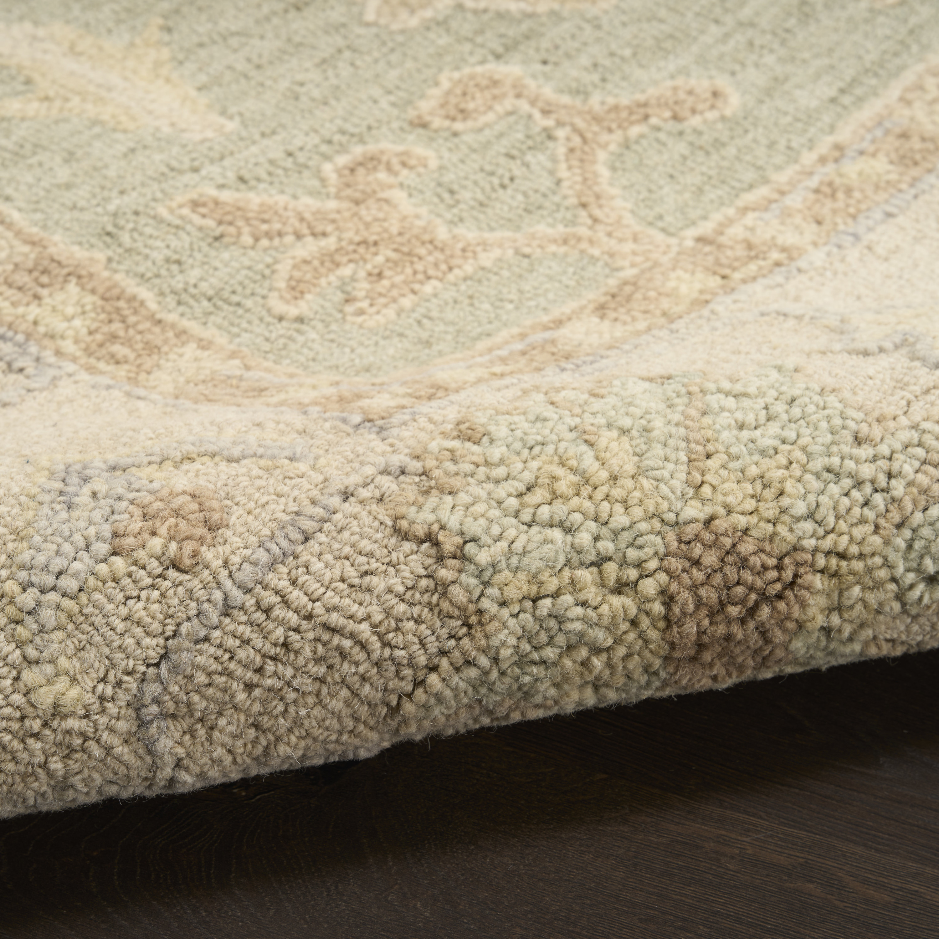 Nourison Maison 9'9" x 13'9" Sage Ivory Vintage Indoor Rug