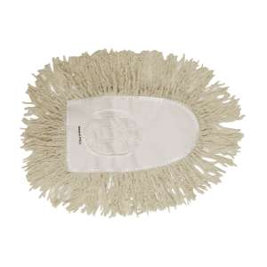 Hillyard, Wedge Mop, 12"W, Polyester, Natural, Pocket, Dust Mop