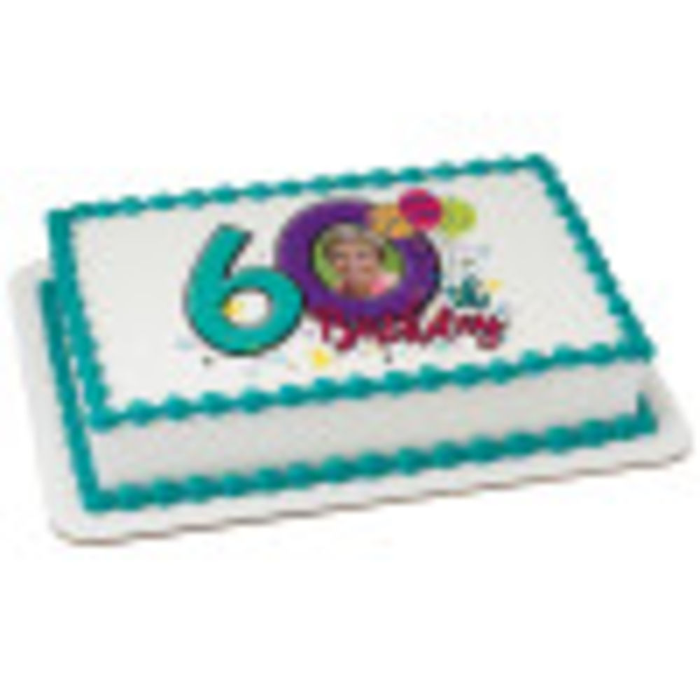 Image Cake Happy 60th Birthday