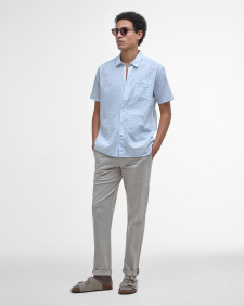 Treeland Short-Sleeved Shirt Bleached Blue