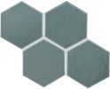 Playscapes Sky 4″ Hexagon Wall Tile Glossy